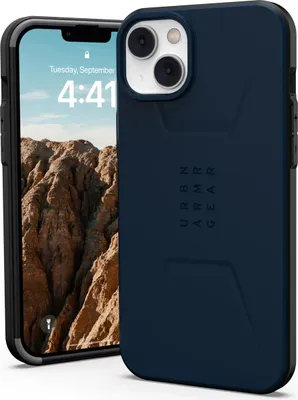 Produktbild von Urban Armor Gear Civilian, Cover, Apple, iPhone 14 Plus, 17 cm (6.7"), Navy