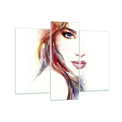 Produktbild von Bilder auf glas - Dame perfekt Kleid Eleganz - 130x100cm - Glasbilder - Wandbilder - Kunstdruck - zum Aufhängen bereit - Wanddekoration aus Glas - Glas Bilder - Wandbild auf Glas - GCB130x100-3135