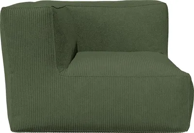 Produktbild von Corner sofa in green velour  - NOUMARA