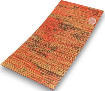 Produktbild von Sandras-Bastelladen - Multicolor Gebürstet - Kerzen Verzierwachsplatte - 200 x 100 x 0,5mm Hellrot-Gold