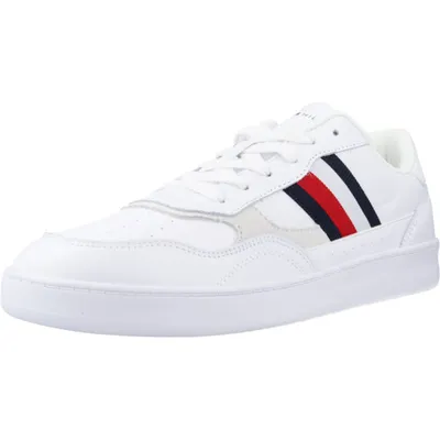 Produktbild von TOMMY HILFIGERCOURT CUPSOLE RETRO LTHWeiß