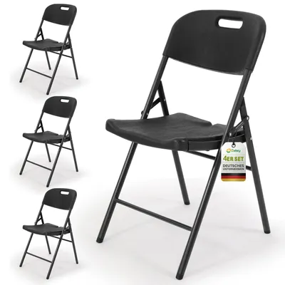 Produktbild von Sekey Klappstuhl 4er Set Klappstühle Campingstuhl Gartenstuhl bis 150KG