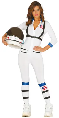 Produktbild von elastischer Astronautinnen Jumpsuit für Damen Gr. M-L, Größe:L