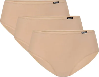 Produktbild von Damen-Slips Atlantic beige 3er Pack hohe Taille komfortabel M