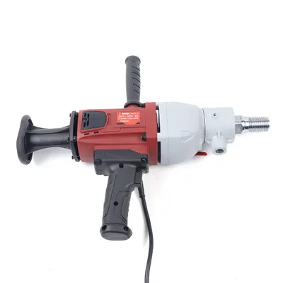 Image de Carotteuse à béton, puissance 2200W, réglable en hauteur, rouge