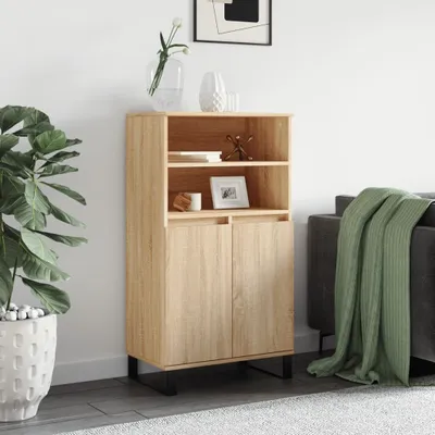 Produktbild von Highboard Sonoma-Eiche 60x36x110 cm Holzwerkstoff