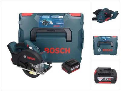Produktbild von Bosch GKM 18V-50 Professional Akku Metall Handkreissäge 18 V 136 mm Brushless + 1x Akku 5,0 Ah + L-Boxx - ohne Ladegerät