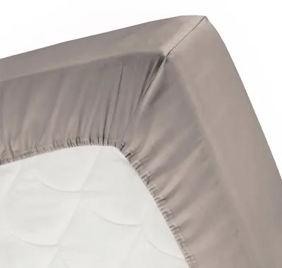 Produktbild von Cinderella - Topper-Spannbettlaken (bis 15 cm) - Jersey - 180x200/210 cm - Taupe