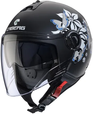 Image de Casque jet CABERG RIVIERA V4X MIA noir mat-blanc-gris-bleu clair XXS XXS en bleu/gris/noir/blanc