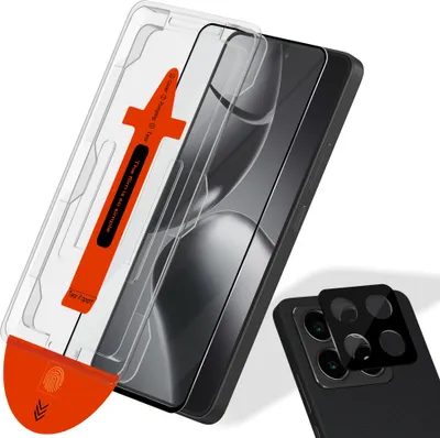 Zdjęcie produktu dla 1-pak Xiaomi 14T Pro Szkło ochronne na ekran & 1-pak ochrona obiektywu - Szkło hartowane | [Automatyczna instalacja] - Bez bąbelków