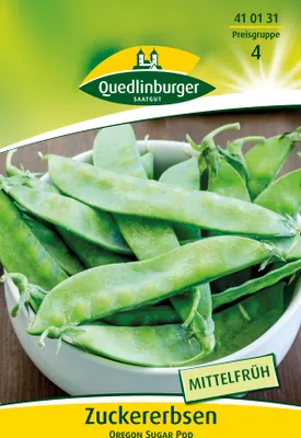 Produktbild von Zuckererbse Oregon Sugar Pod | Zuckererbsensamen von Quedlinburger