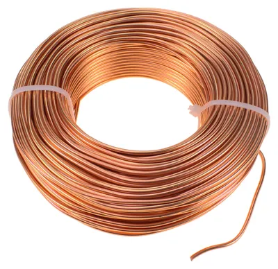 Produktbild von 60m Aluminiumdraht Ø 2mm Aludraht Basteldraht Dekodraht Schmuckdraht kupfer