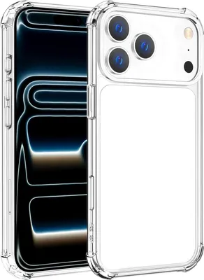 Zdjęcie produktu dla Etui ochronne do Apple iPhone 17 Pro Max Antywstrząsowe przezroczyste etui na telefon komórkowy