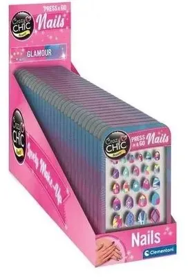 Produktbild von Clementoni Crazy Chic 18157, Nagel-Tattoo-Set für Kinder, 6 Jahr(e), Mehrfarbig