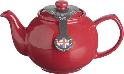 Produktbild von P&K Set Teekanne + Teesieb, rot, 6 Tassen