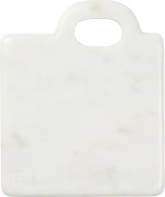 Produktbild von Broste Copenhagen Olina Schneidebrett white marmor 14x17cm