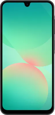A smartphone with a colorful abstract wallpaper.