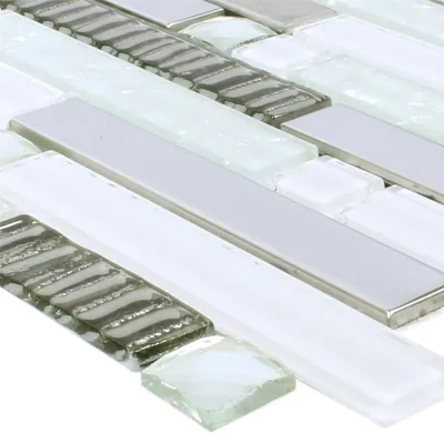 Produktbild von Mosaikfliesen Admont Weiss Diamant Verbund