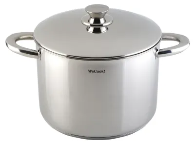 Immagine prodotto di Pentola in acciaio inossidabile con coperchio - 16 cm - 2,5 litri