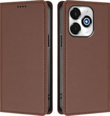 Immagine prodotto di Custodia in pelle per Umidigi G100X, custodia magnetica in Finto cuoio con supporto Marrone