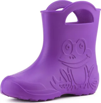 Produktbild von Ladeheid Eva Kinder Jungen Mädchen Gummistiefel Regenschuhe LA-CA-01 (Lilla, 32/33 EU)