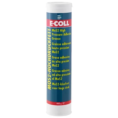 Produktbild von 12 Stück E-COLL Hochdruckfett MoS2 400g Kartusche (Montagepaste)