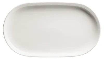 Image de Assiette ovale MÄSER Taya 28 cm blanche 702614 9010933063646