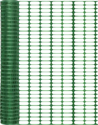 Produktbild von TolleTour 1x50m Absperrzaun, Grün Gartenzaun Bauzaun, Baustellenzaun, Kunststoff Fangzaun, Schutznetz Wildzaun, flexibel