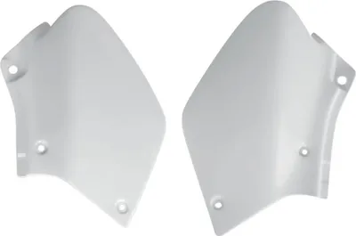 Productafbeelding van Zijkappen set UFO PLAST, 2-delig, voor Honda XR R 250 / 400 ccm, bouwjaar 1996 - 2005, kleur: wit, OEM