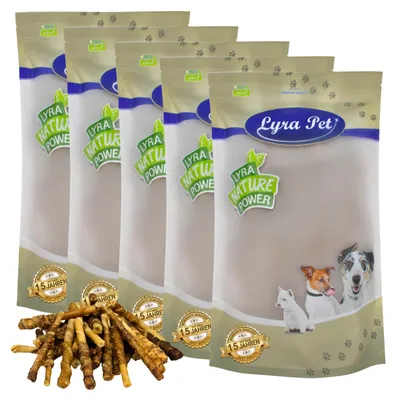 Produktbild von 5 kg Lyra Pet® Büffelsticks mit Rindfleischstreifen