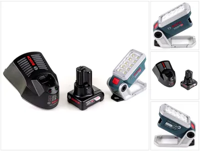 Image de Lampe sans fil GLI 12V-330 DeciLED Bosch + 1x batterie 6,0 Ah + chargeur