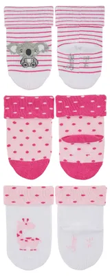Produktbild von Sterntaler Baby Mädchen Baby Socken Baby-Jungen Söckchen 3er-Pack Koala Socken -