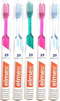 Produktbild von 5x Elmex Zahnbürste 29 mittel