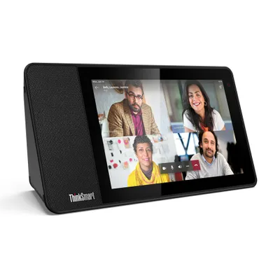 Produktbild von Lenovo ThinkSmart View, Rechteck, Schwarz, 5 MP, 20,3 cm (8"), 1200 x 800 Pixel, 10 W