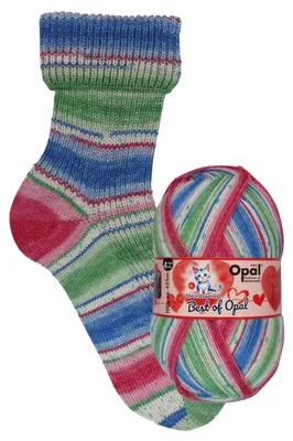 Produktbild von Opal Sockengarn - Meisterwerke Best of Opal - 4-fach Farbe: 9514 Romantischer Ausflug