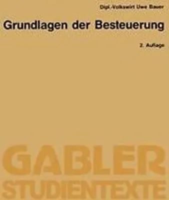 Produktbild von Grundlagen der Besteuerung