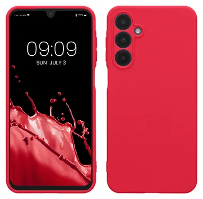Produktbild von kwmobile Handyhülle für Samsung Galaxy A16 5G Hülle - weiches Handy Silikon Case - Schutzhülle Cover - Neon Pink