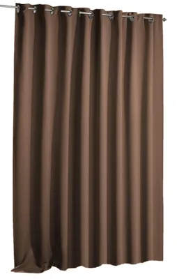Produktbild von Verdunkelungsvorhang Blackout braun Ösen 270 x 245