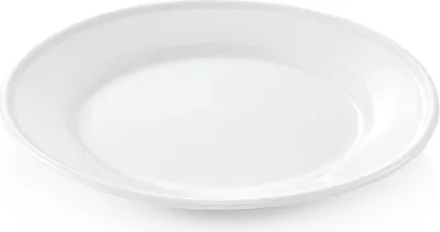 Produktbild von 30 flache Teller Ø 16 cm mit Randverstärkung weiß, Porzellan