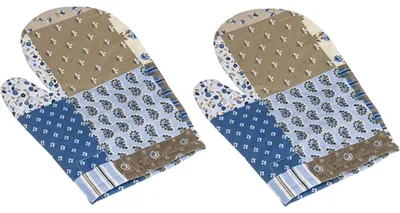 Immagine prodotto di Asciugamano da cucina - 2 pezzi - 28x18 cm - Blu,Beige