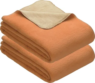 Produktbild von Erwin Müller Wohndecke Matera" 2er-Pack terra/sand 100x150 cm"