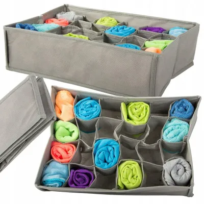Produktbild von Verk 27007 Wäscheschubladen-Organizer mit 24 Fächern, Farbe