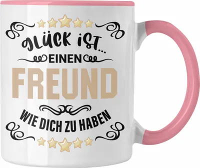 Produktbild von Trendation - Bester Freund Tasse Geschenk Beste Freunde Bester Freund Der Welt Geschenkidee (Rosa)