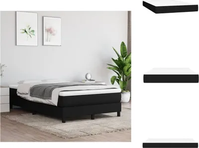Obrázok produktu pre vidaXL Taštičkový matrac čierny 120x200x20 cm látka - Matrace