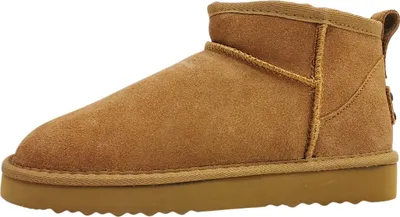 Image de Chaussures de randonnée pour femmes, bottes, doublées, bottes d'hiver, couleur marron, style décontracté