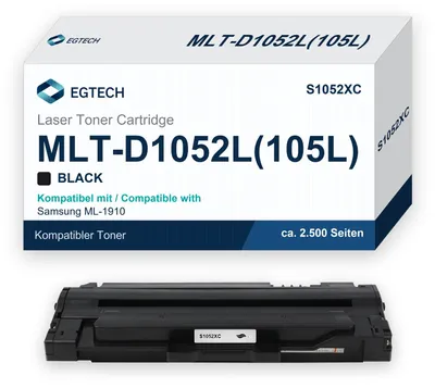 Produktbild von Toner kompatibel mit Samsung MLT-D1052L ML-1910 ML-1911 ML-1915 ML-2525 ML-2545