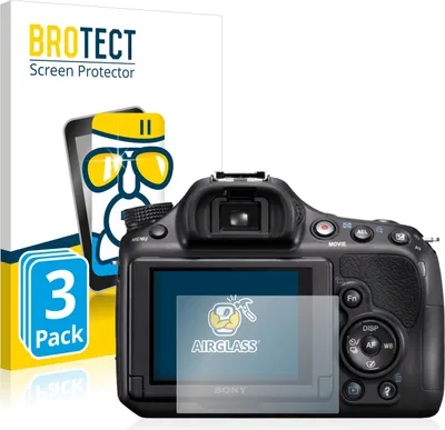 Produktbild von 3x BROTECT Schutzglas für Sony Alpha 58 (SLT-A58) Schutzfolie Panzer Folie Glas Display Schutz klar