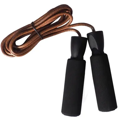 Produktbild von ProFit - Leder Sprungseil "Fit" MR1596 (Einheitsgröße) (Schwarz/Braun)