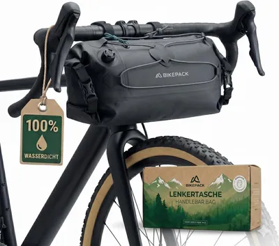 Obrázok produktu pre Cyklistická taška rámová, 100% vodotesná, pre cestný bicykel