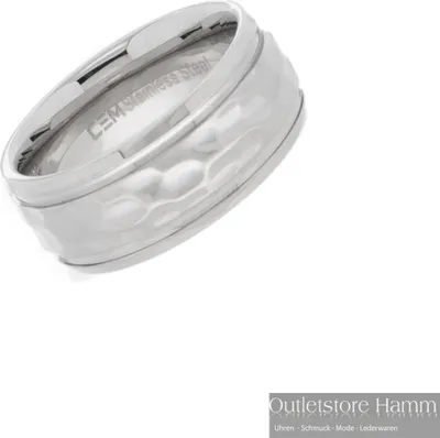 Produktbild von Fingerring aus Edelstahl, silber-farbig, Größe 64, Modell 4-106591-001